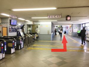 阪急宝塚線　三国駅下車